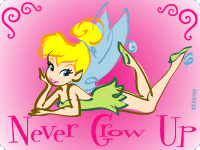 pic for Never grow up. (Tinkerbell)